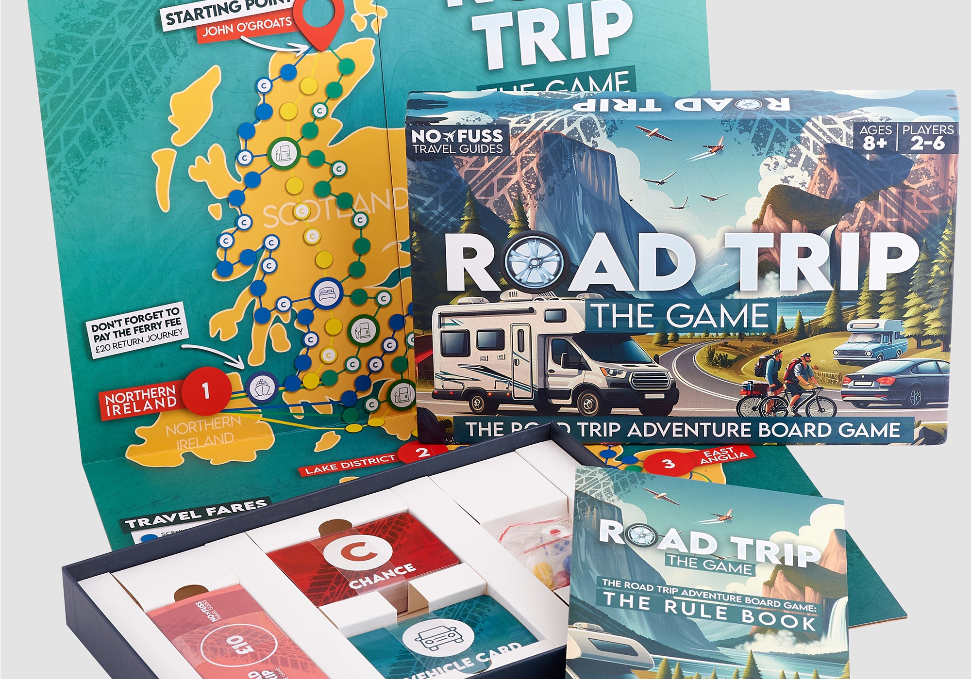 Gifts for adventurers: ROAD TRIP THE GAME BOARD GAME