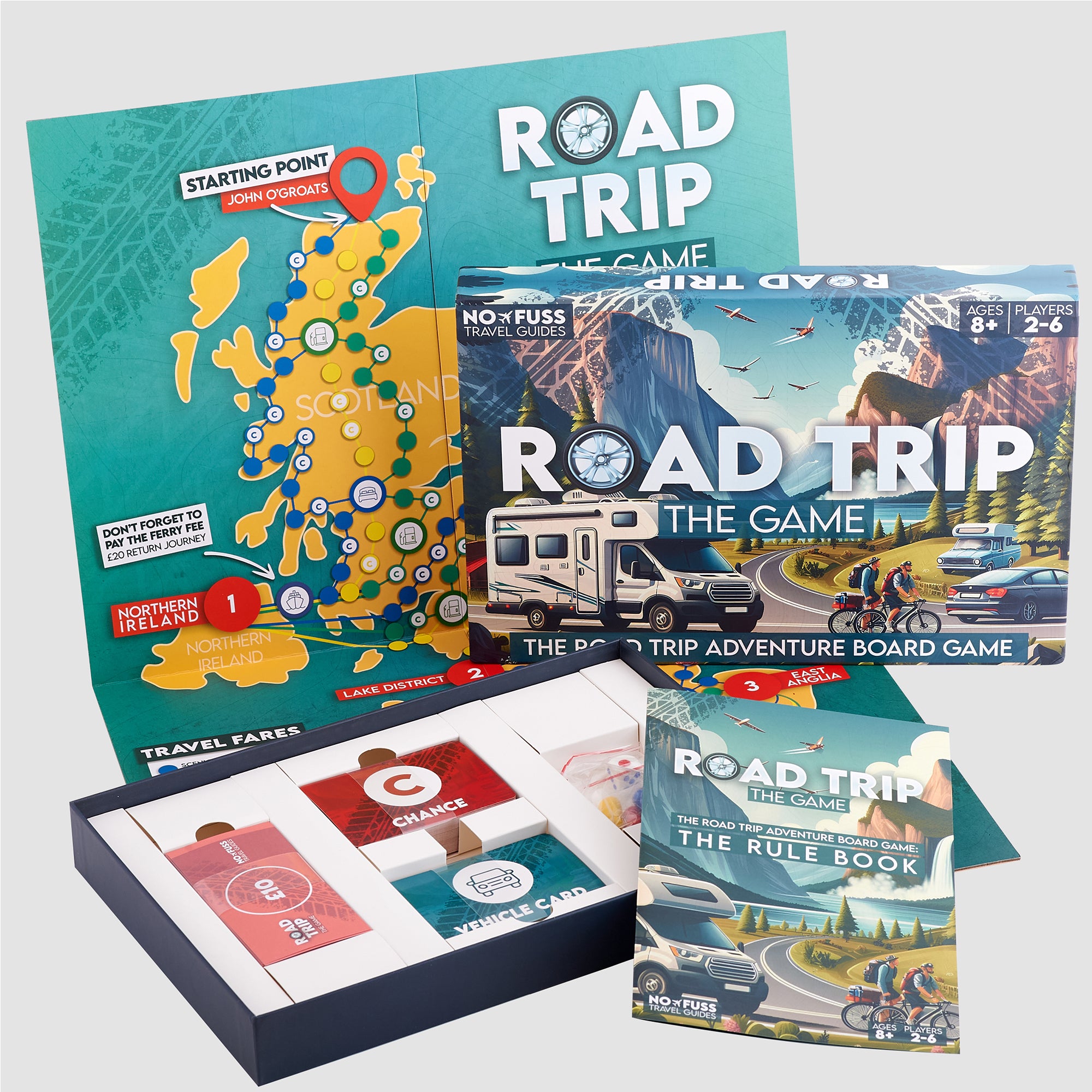 Gifts for adventurers: ROAD TRIP THE GAME BOARD GAME