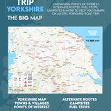 Road Trip Yorkshire – The Big Map – A2 Foldable Splashproof Road Map image 1