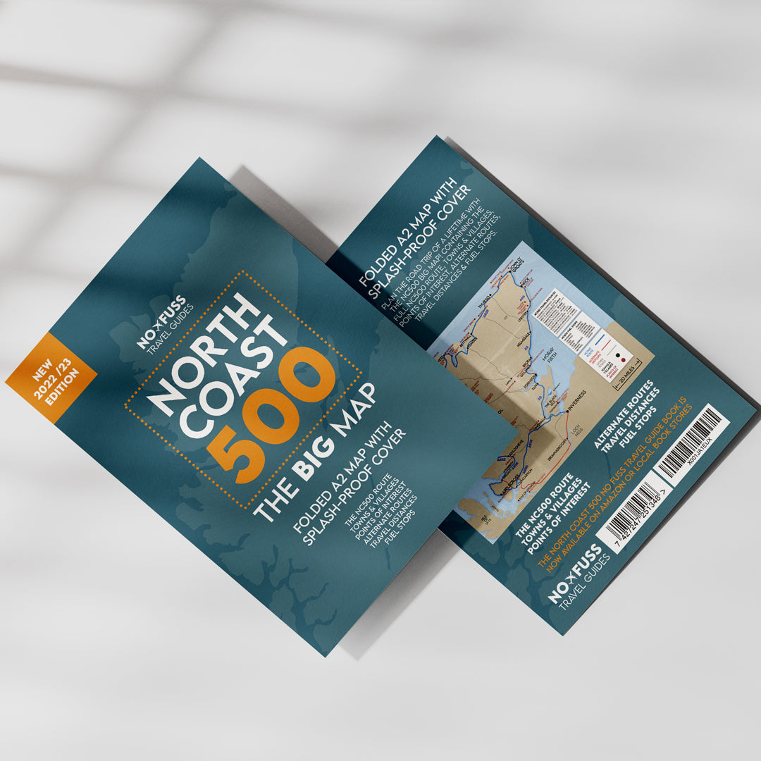 NC500 Map - North Coast 500 The Big Map - A2 Foldable image 0