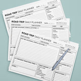 Road Trip Daily Planner A4 Tear Off Pad - 50 Sheets image 2
