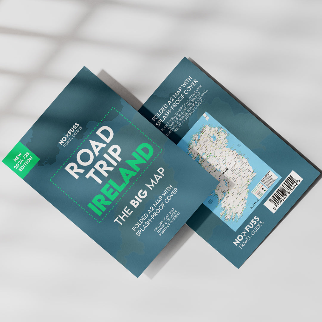 Road Trip Ireland - The Big Map - A2 Foldable Splashproof Road Map image 0