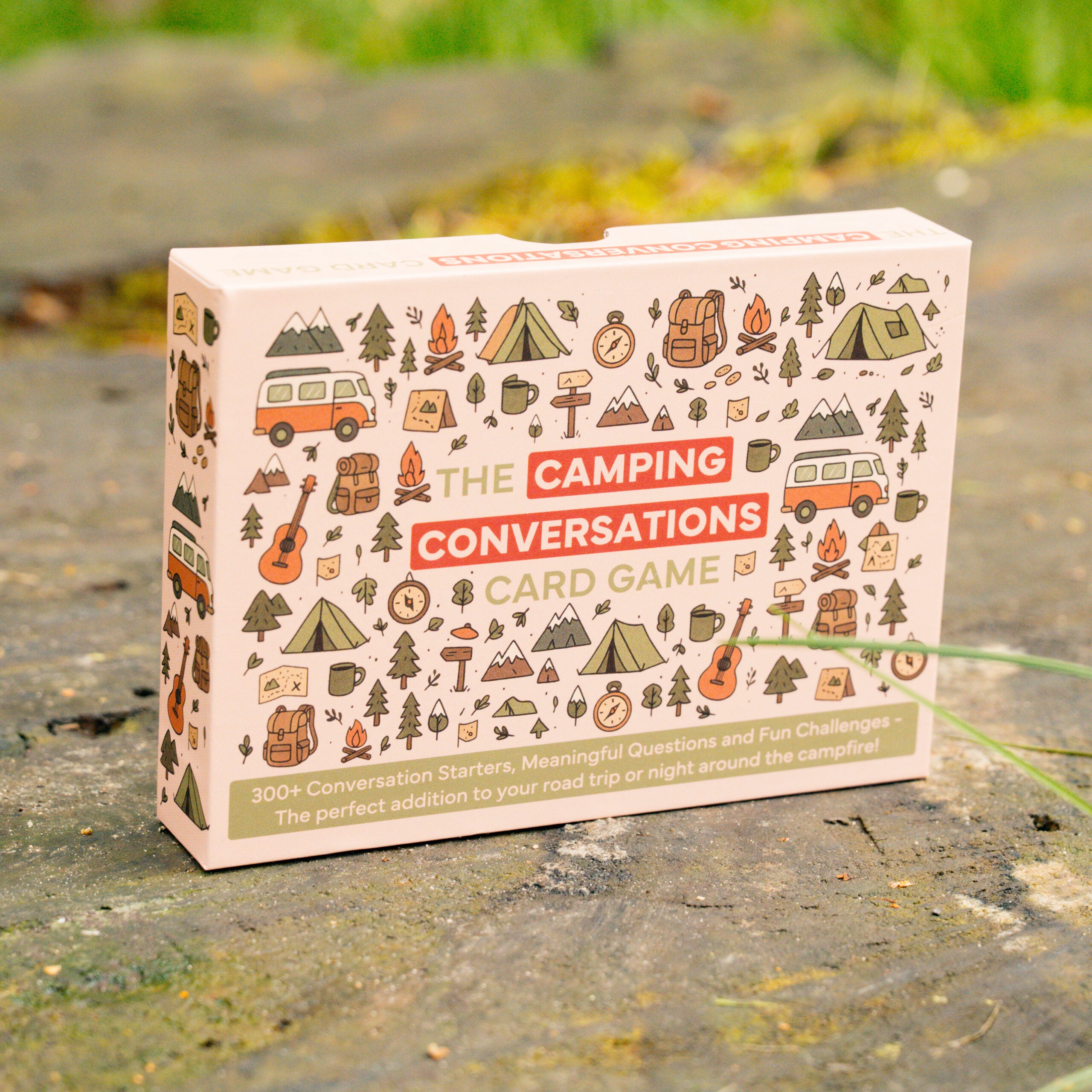 The Camping Conversations Card Game - 300+ Conversation Starters, Meaningful Questions and Fun Challenges! image 2
