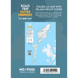 Road Trip Outer Hebrides - The Big Map - A2 Foldable Splashproof Road Map image 1