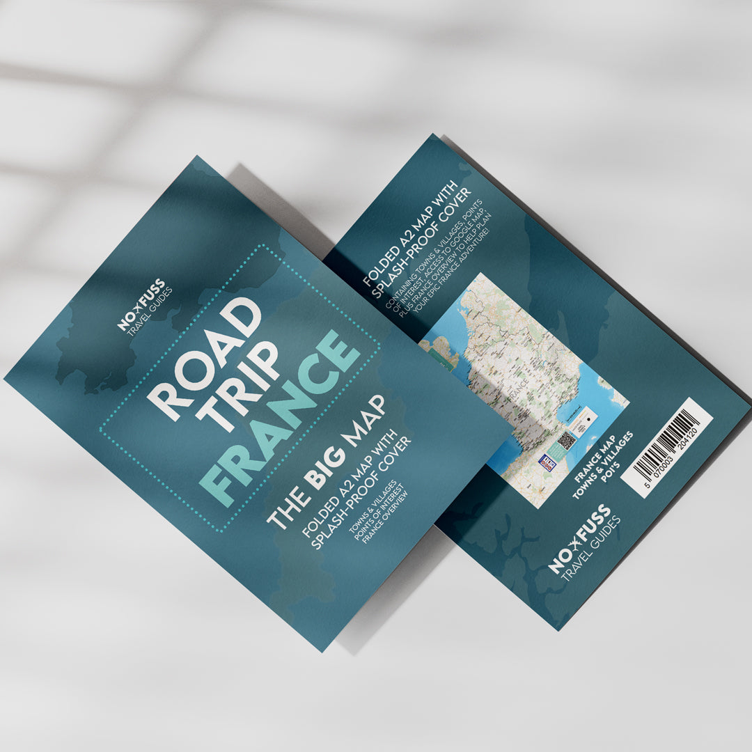 Road Trip France – The Big Map – A2 Foldable Splashproof Road Map image 0
