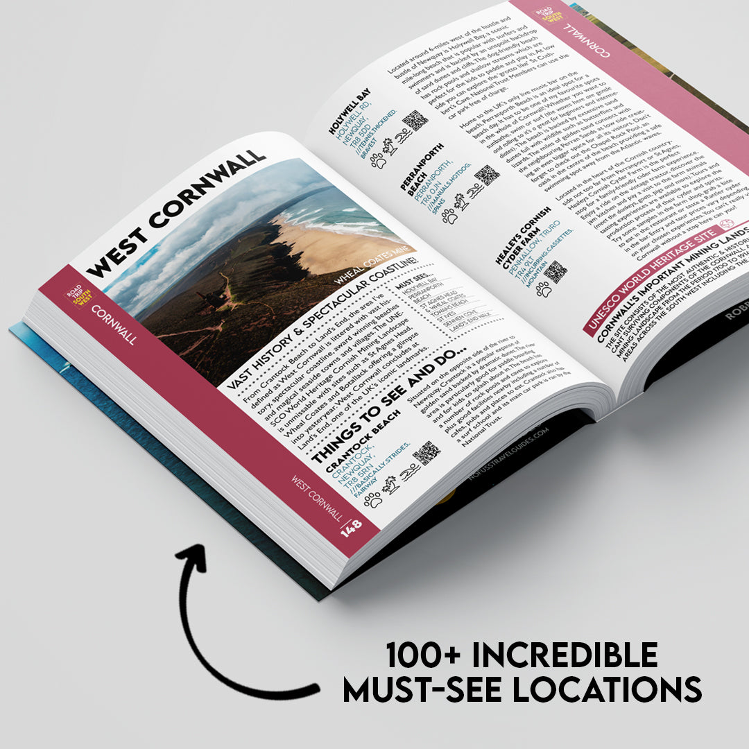 Road Trip South West Guide Book - The Ultimate Cornwall Devon Somerset &amp; Dorset Guidebook by Robbie Roams image 1