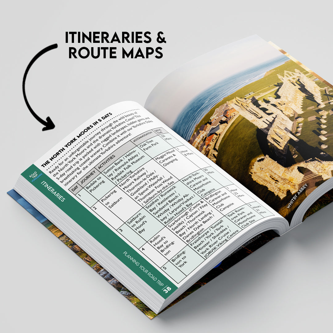 Road Trip Yorkshire Guide Book - The Ultimate Guide to The Yorkshire Dales Moors &amp; Coast by Robbie Roams image 4
