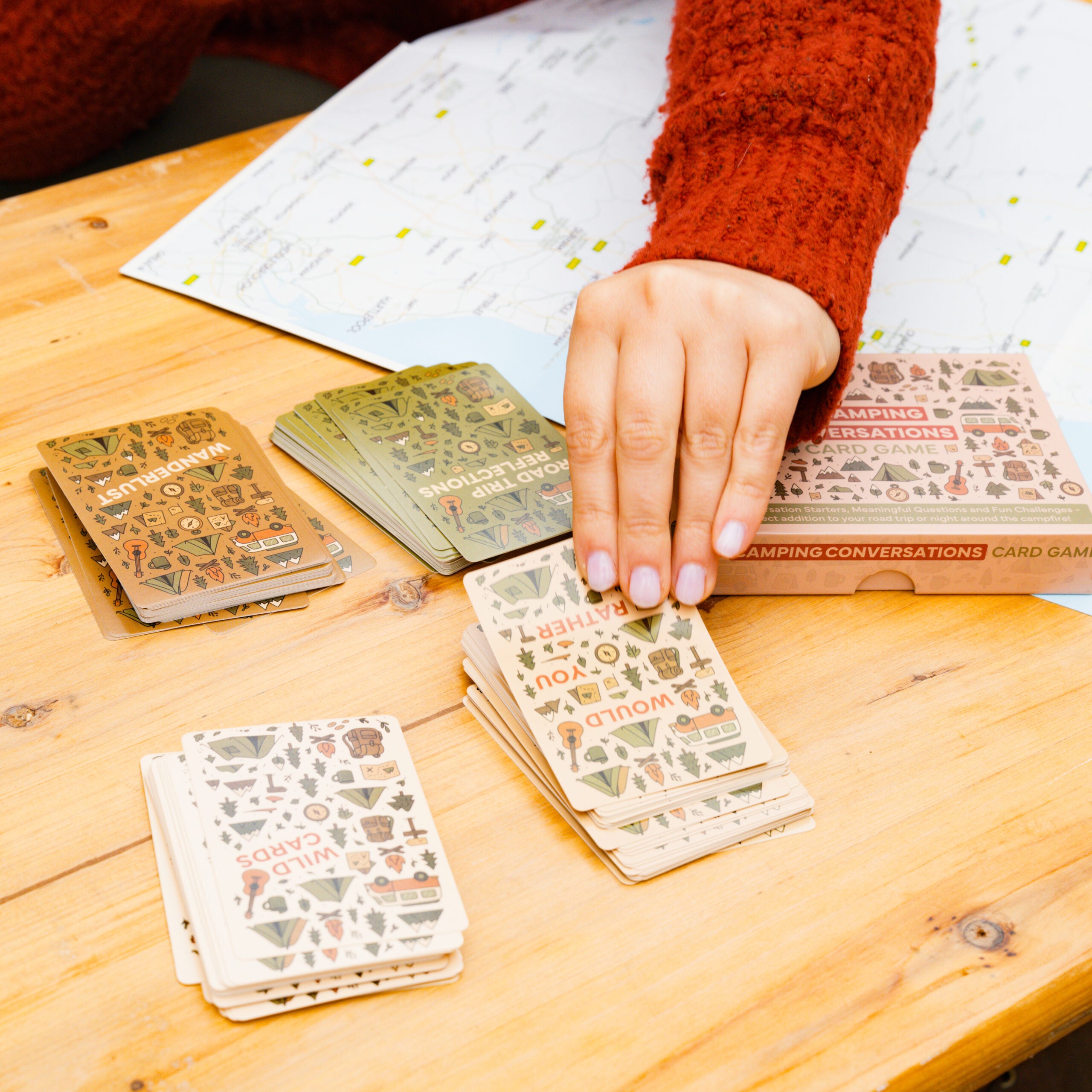 The Camping Conversations Card Game - 300+ Conversation Starters, Meaningful Questions and Fun Challenges! image 3