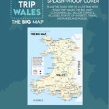 Road Trip Wales - The Big Map - A2 Foldable Splashproof Wales Road Map image 1