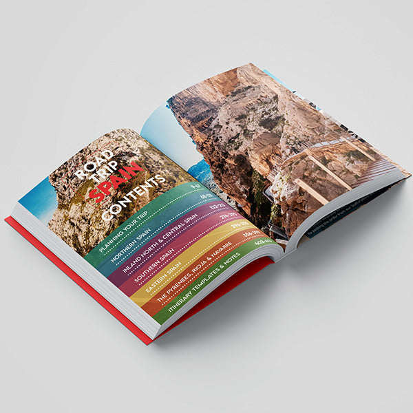 Road Trip Spain Guide Book - inside pages
