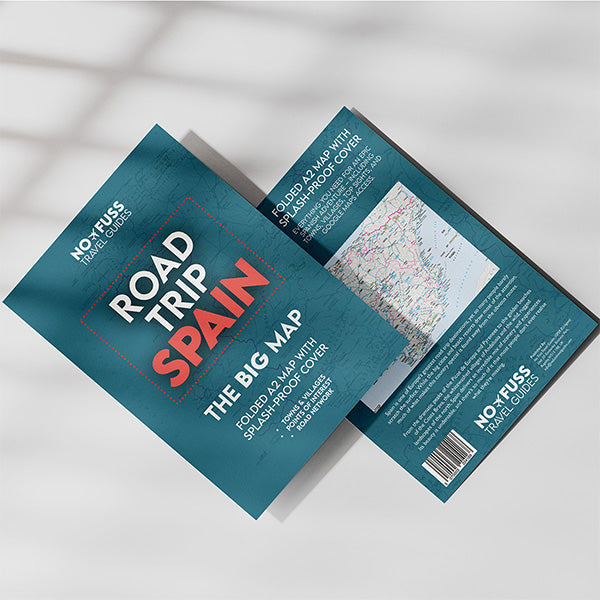 Road Trip Spain – The Big Map – A2 Foldable Splashproof Road Map