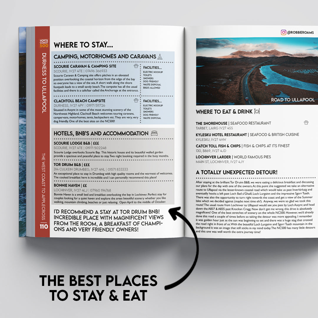 North Coast 500 The Road Trip of a Lifetime - NC500 Guide Book - Robbie Roams image 5