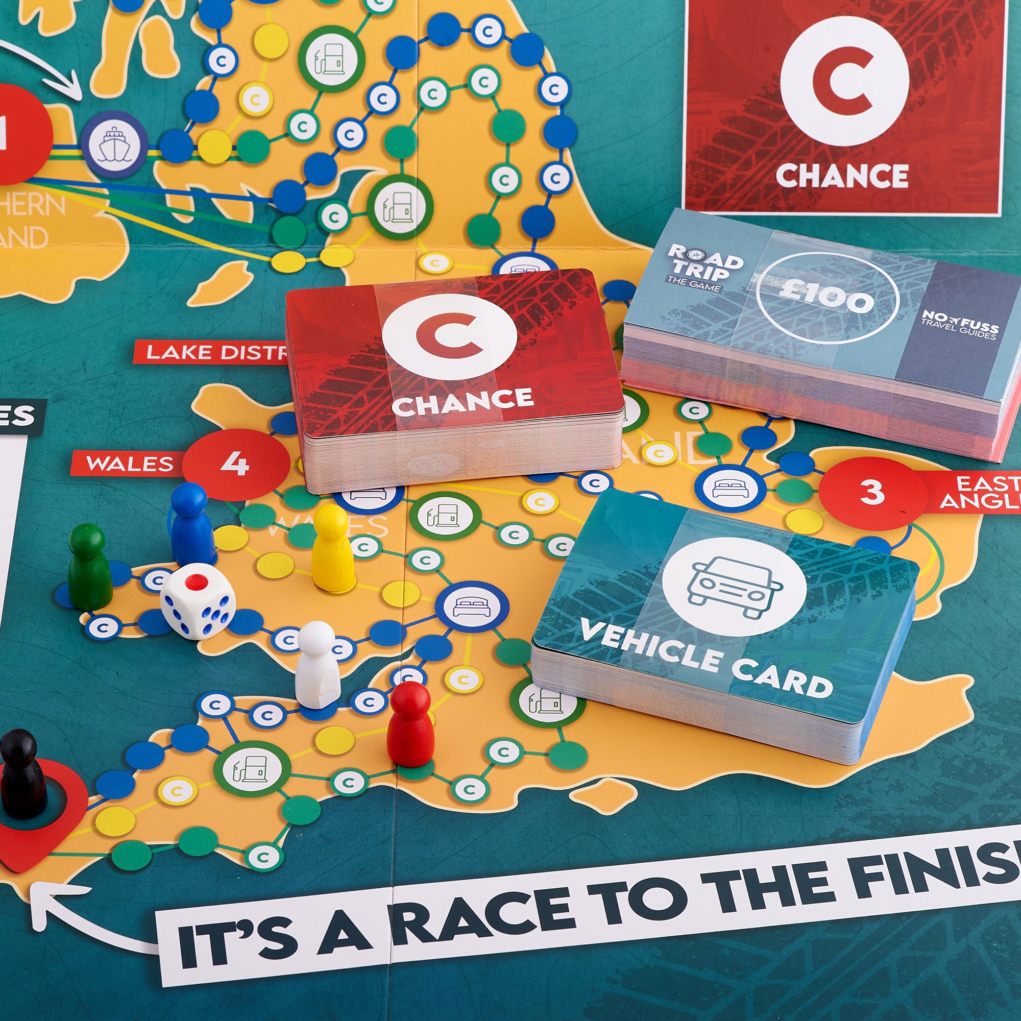 Road Trip The Game - The Exhilarating Adventure Board Game for Family &amp; Friends image 3