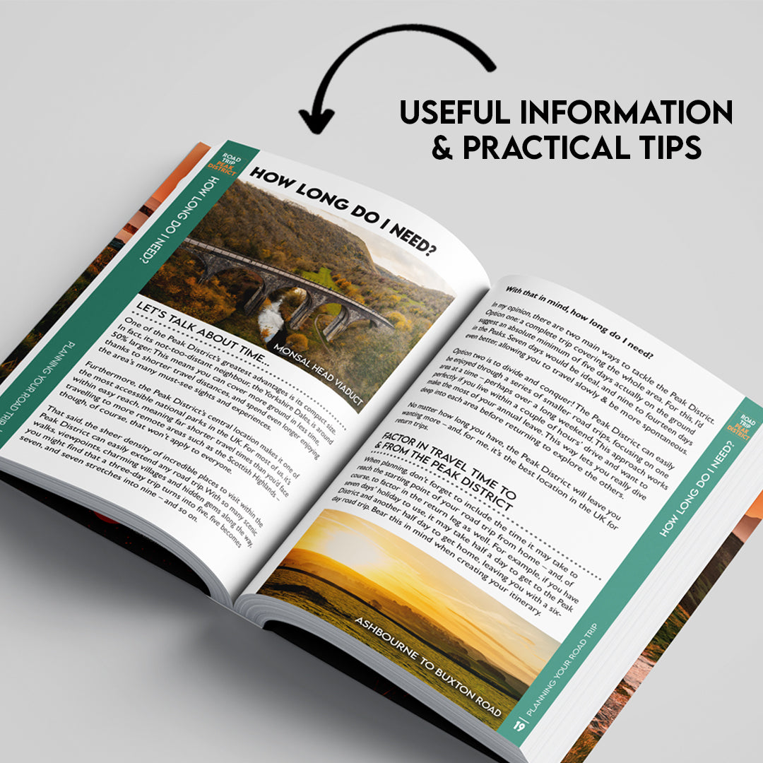 Road Trip Peak District Guide Book - The Ultimate Guide to the Peak District by Robbie Roams image 1