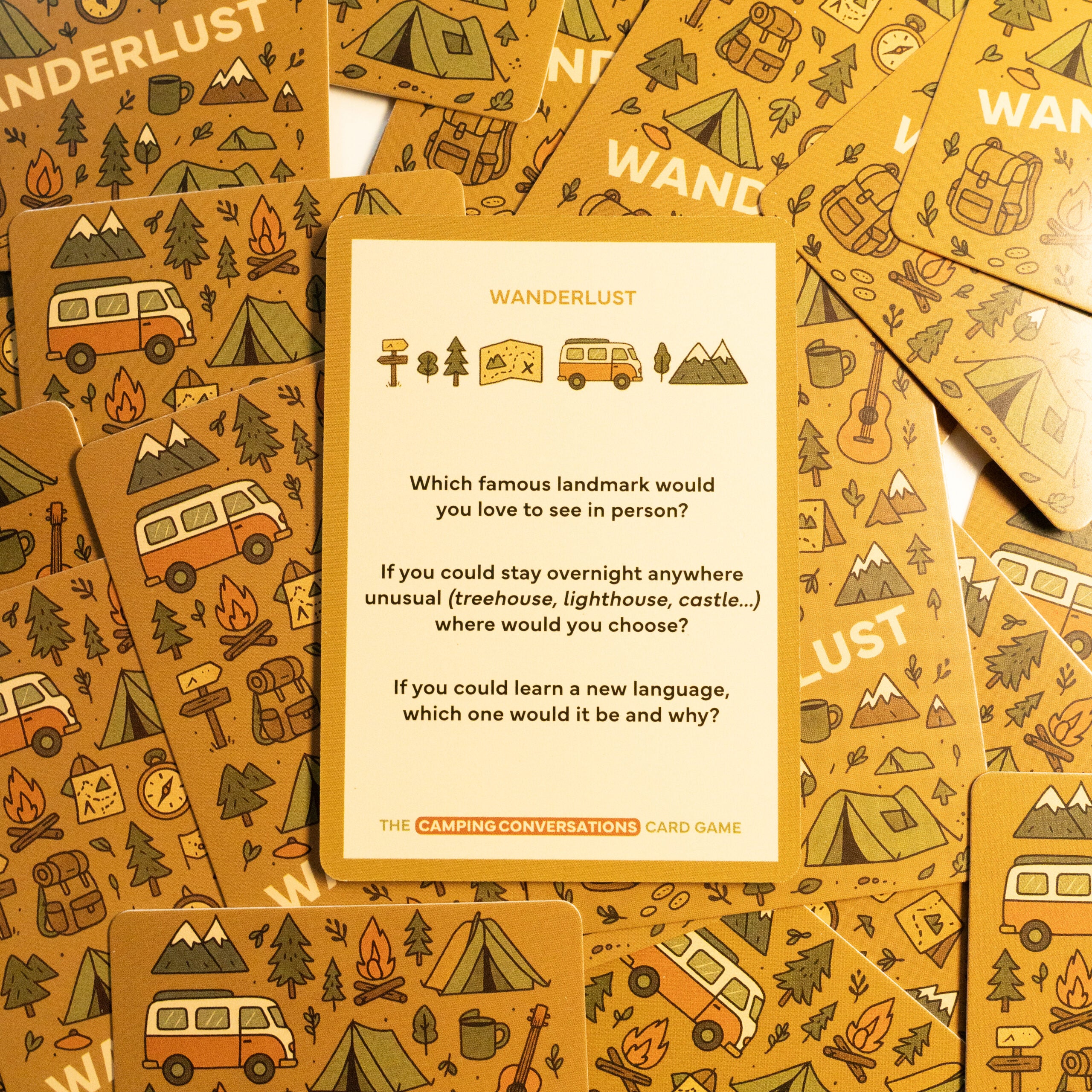 The Camping Conversations Card Game - 300+ Conversation Starters, Meaningful Questions and Fun Challenges! image 8