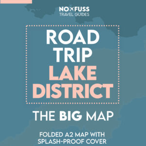Road Trip Lake District - The Big Map - A2 Foldable Splashproof Road Map