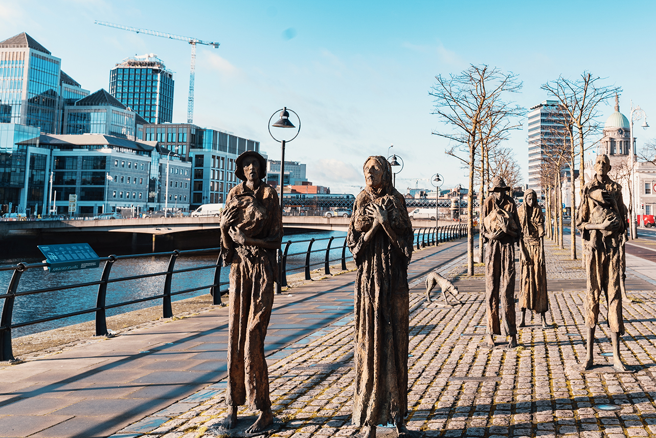 Famine Memorial Statues