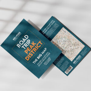 PRE-ORDER | Road Trip Peak District – The Big Map – A2 Foldable Splashproof Road Map